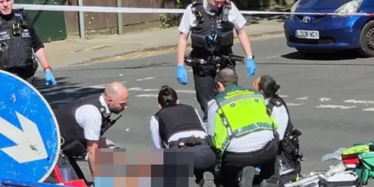 Theren me thikë dy persona në Londër, shënjestër ishin hebrenjtë jashtë një sinagoge