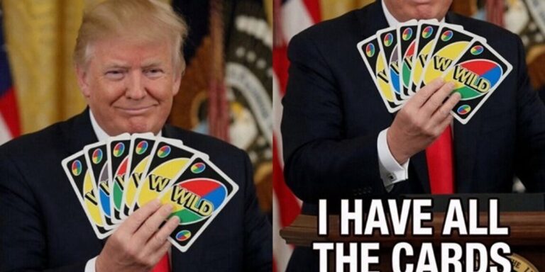 Trump i çon mesazh Iranit me “UNO”: Të gjitha kartat i kam unë