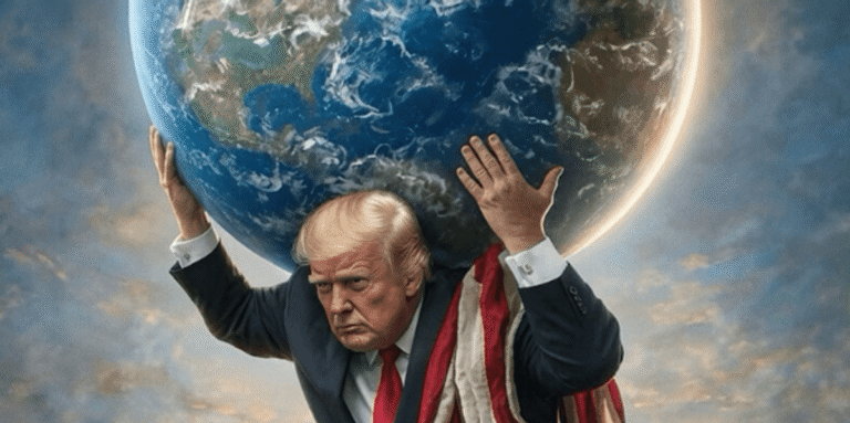 “Barrën e gjithë botës mbi supe” – Trump publikon një tjetër foto me Al