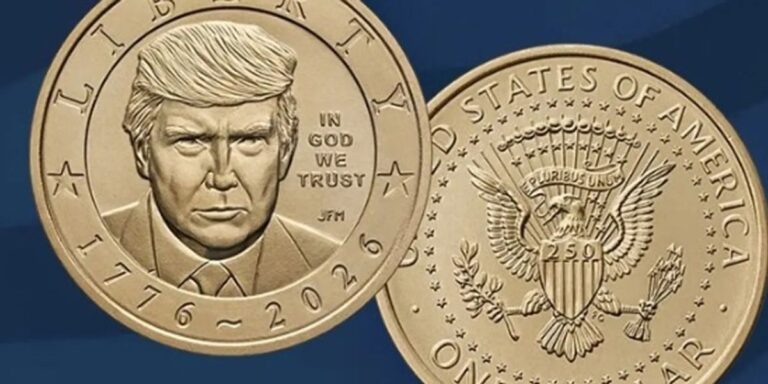 Trump bëhet presidenti i parë amerikan në detyrë që shfaqet në një monedhë