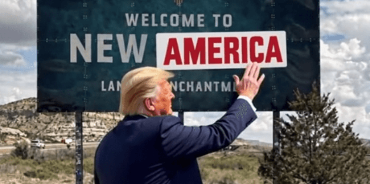 Trump ndan një video ku sugjeron që  New Mexico  duhet të riemërtohet  New America 