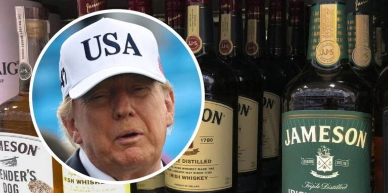 Trump heq tarifat për uiskin irlandez: Do t’i largoj në emër të Shteteve të Bashkuara